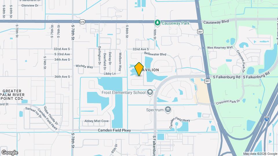 9007 Egret Cove Cir Mapa y Detalles de la Ubicación