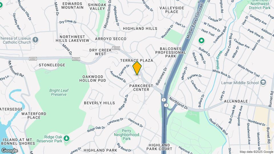 5606 Highland Crest Dr Map and Location Details