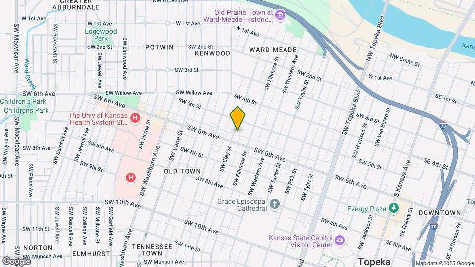 524 SW Clay St Map and Location Details