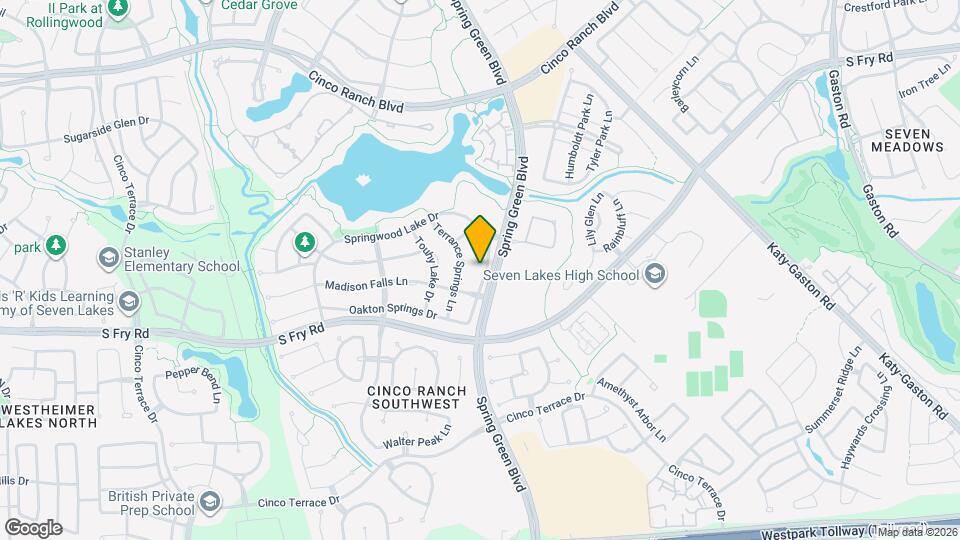 10015 Cinco Ridge Dr Map and Location Details