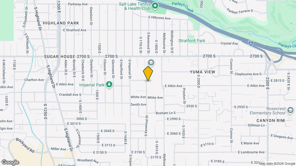 2815 S Kenwood St Mapa y Detalles de la Ubicación