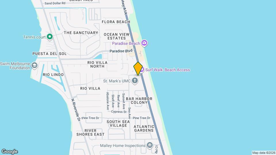 1244 Beachside Ln Map and Location Details