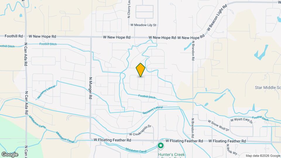 2330 N Cold Creek Ave Map and Location Details