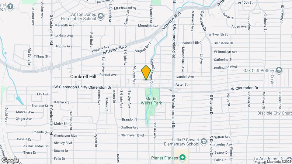 3502 Ivandell Ave, Unit Unit C Map and Location Details