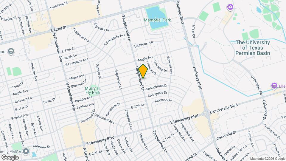 3310 Tanglewood Ln Map and Location Details