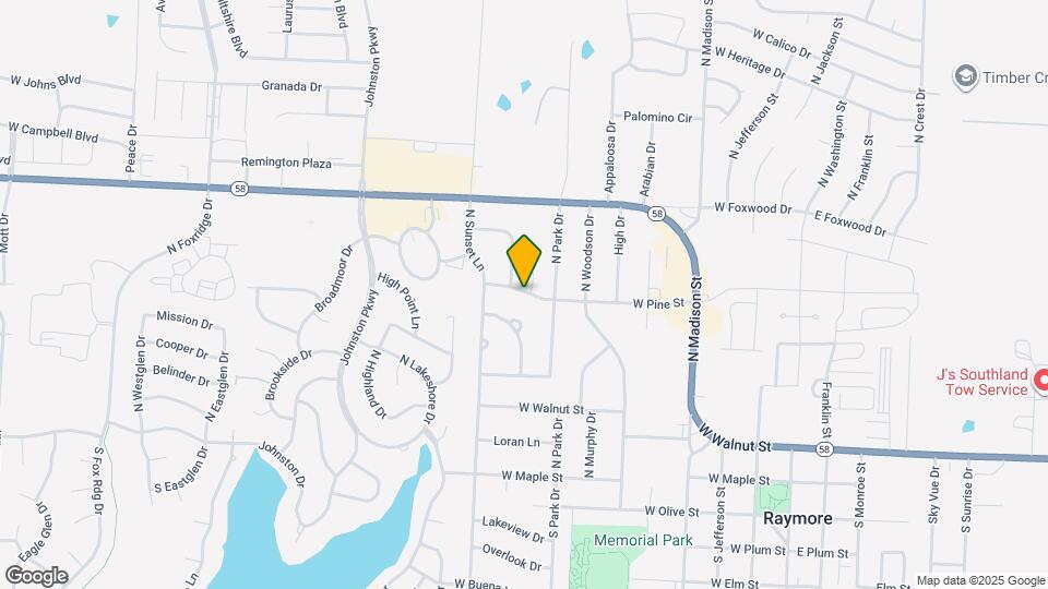 611 W Pine St Map and Location Details