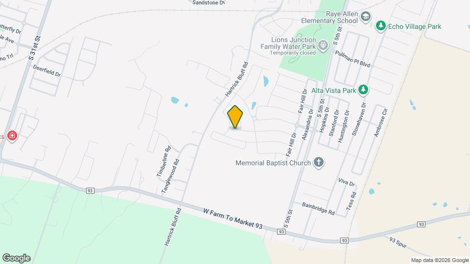 811 Cross Dr. Map and Location Details