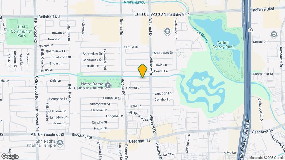 10922 Sela Ln Map and Location Details