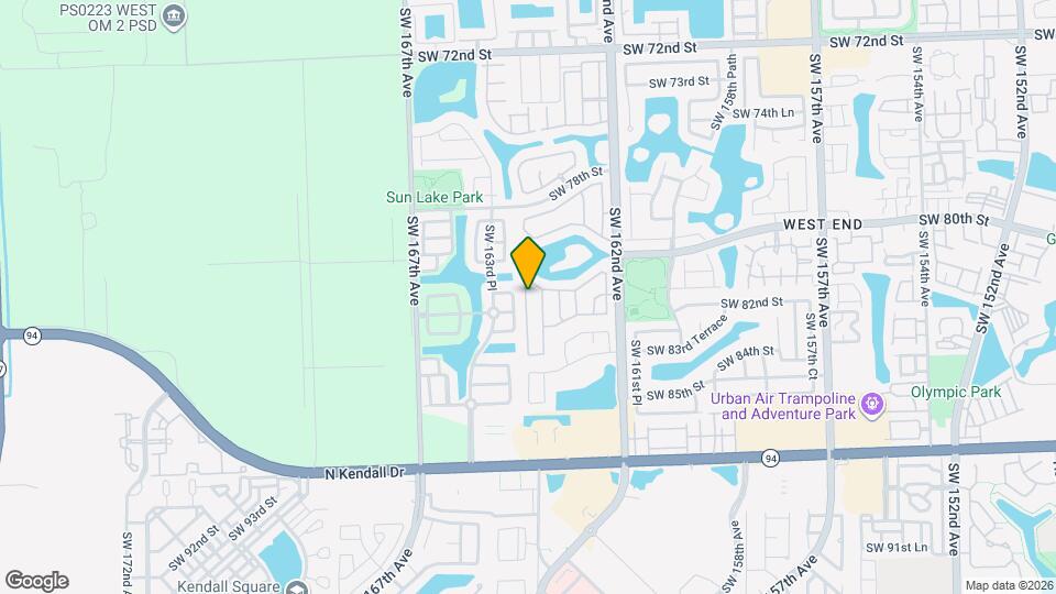 8133 SW 163rd Pl Map and Location Details