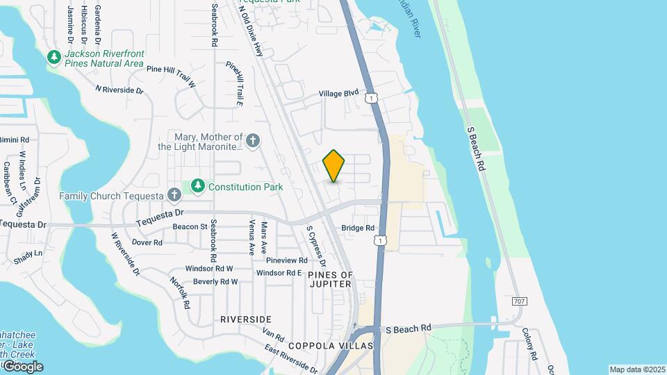 Tequesta Trace Condominium Map and Location Details