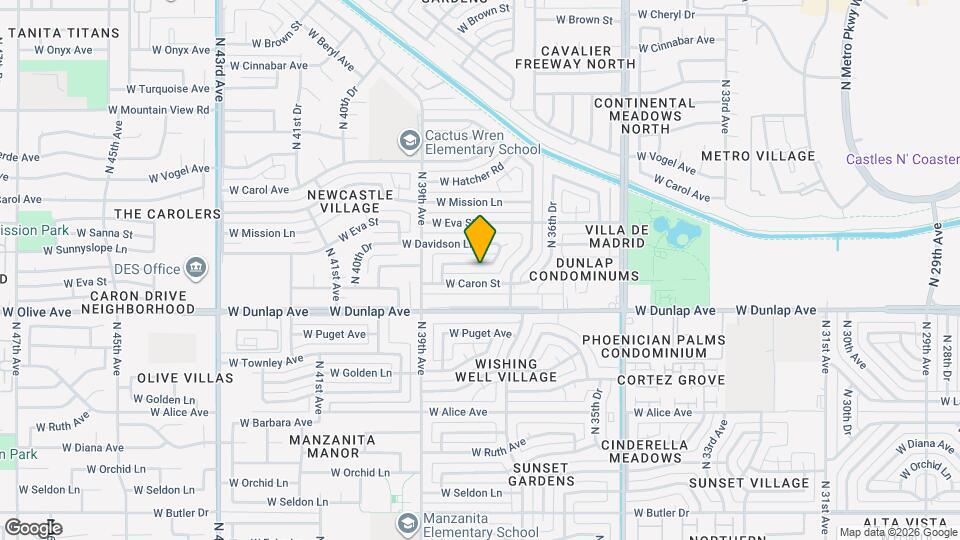 3725 W Barnes Ln Mapa y Detalles de la Ubicación