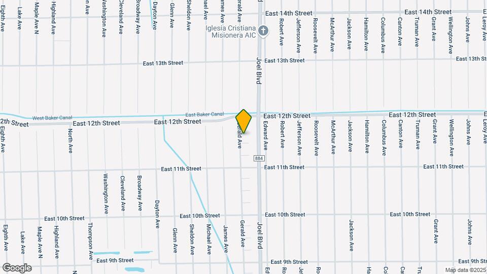 1114 Gerald Ave Map and Location Details