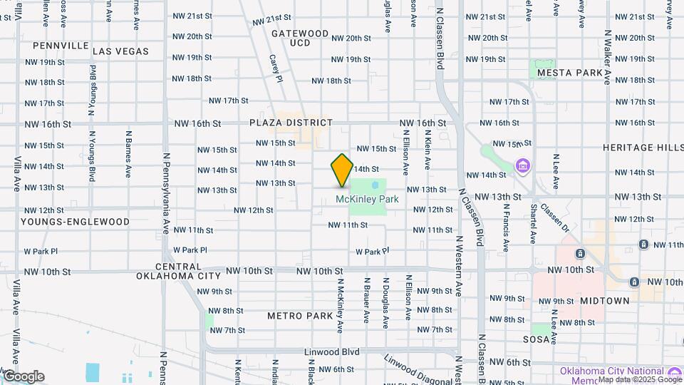 1604 NW 13th St Map and Location Details