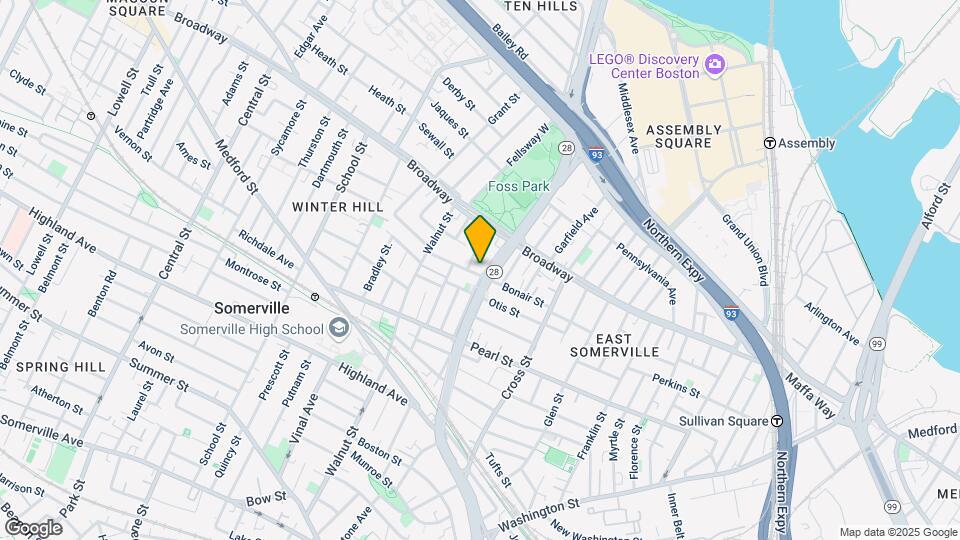 53 Bonair St, Unit #1 Map and Location Details