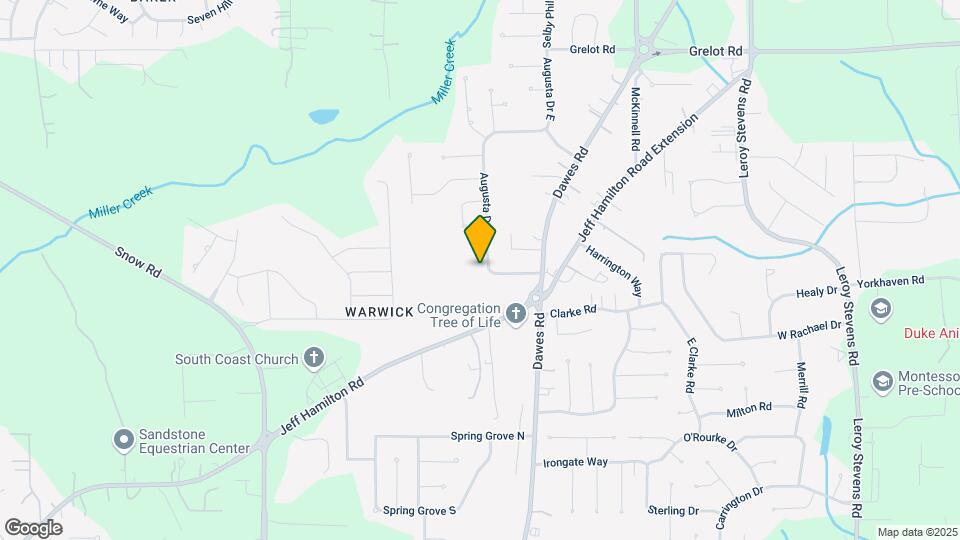 1836 Augusta Dr W Map and Location Details