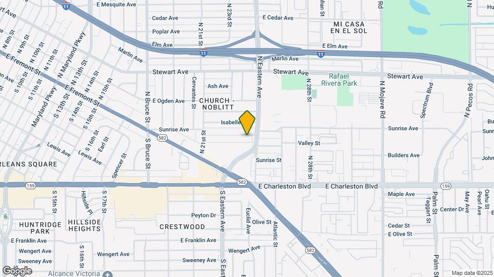 2404 Sunrise Ave Mapa y Detalles de la Ubicación