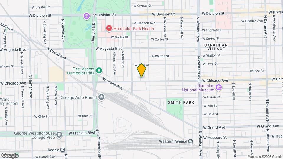 2724 W Chicago Ave Map and Location Details