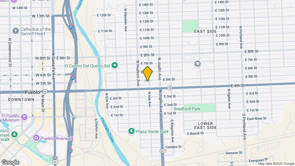 924 E 5th St Map and Location Details