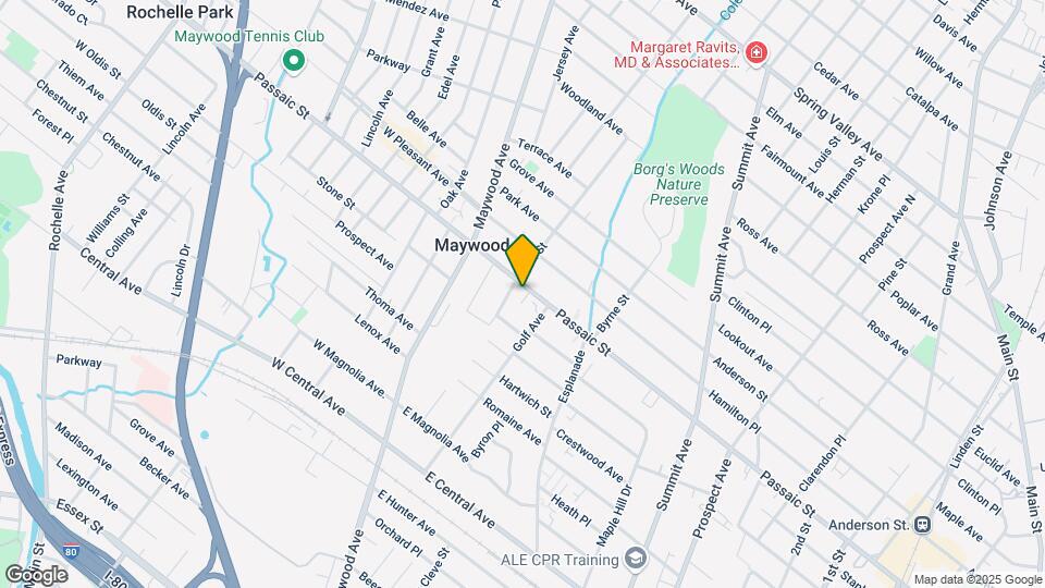 70 E Passaic St Map and Location Details