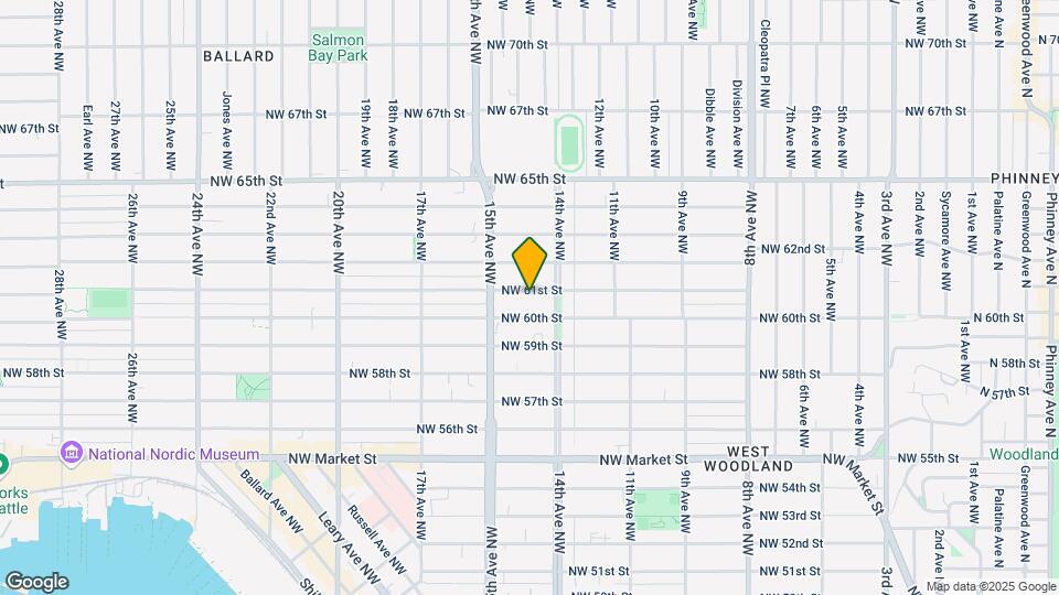1423 NW 61st St Map and Location Details