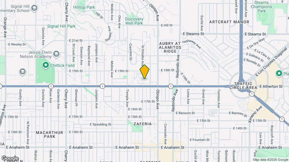 1844 N Orizaba Ave Map and Location Details