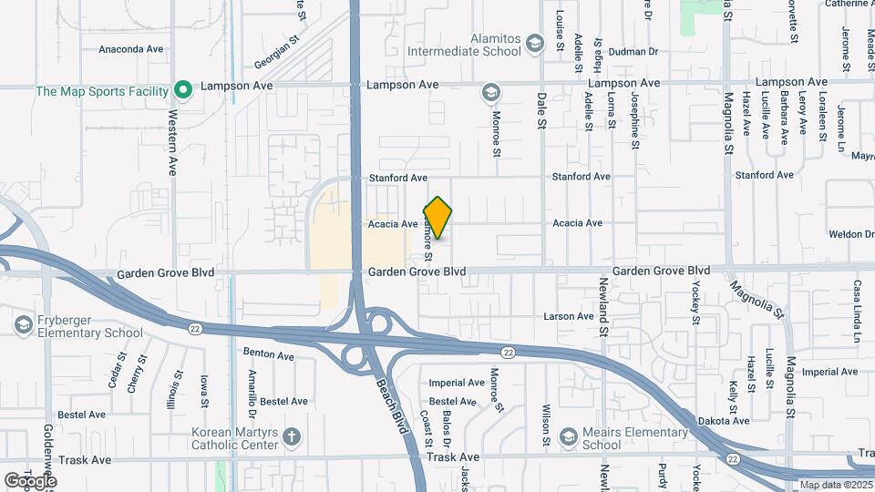 12926 Sycamore St Map and Location Details