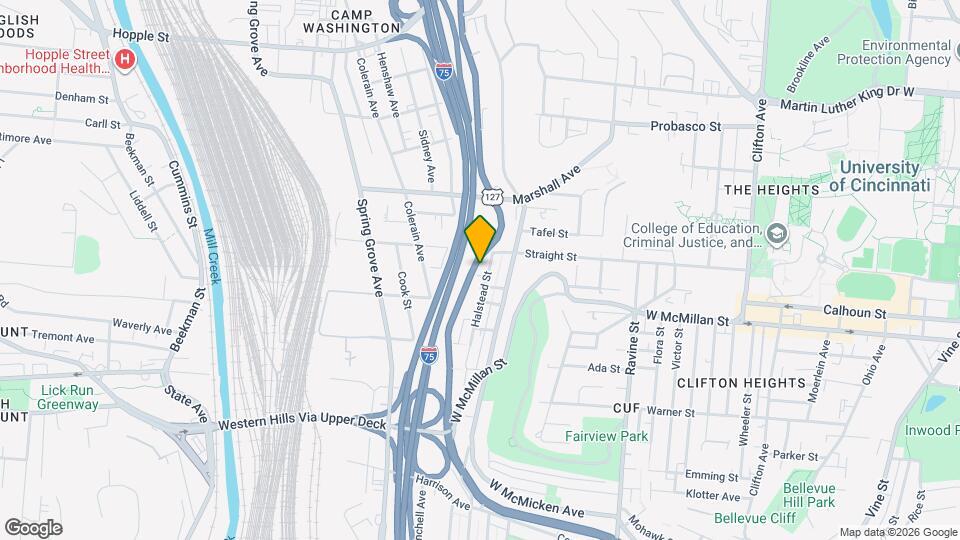 1104 Kottman St Mapa y Detalles de la Ubicación