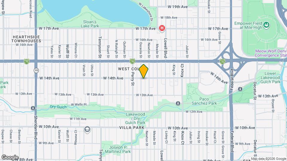 1390-1392 Osceola St Map and Location Details