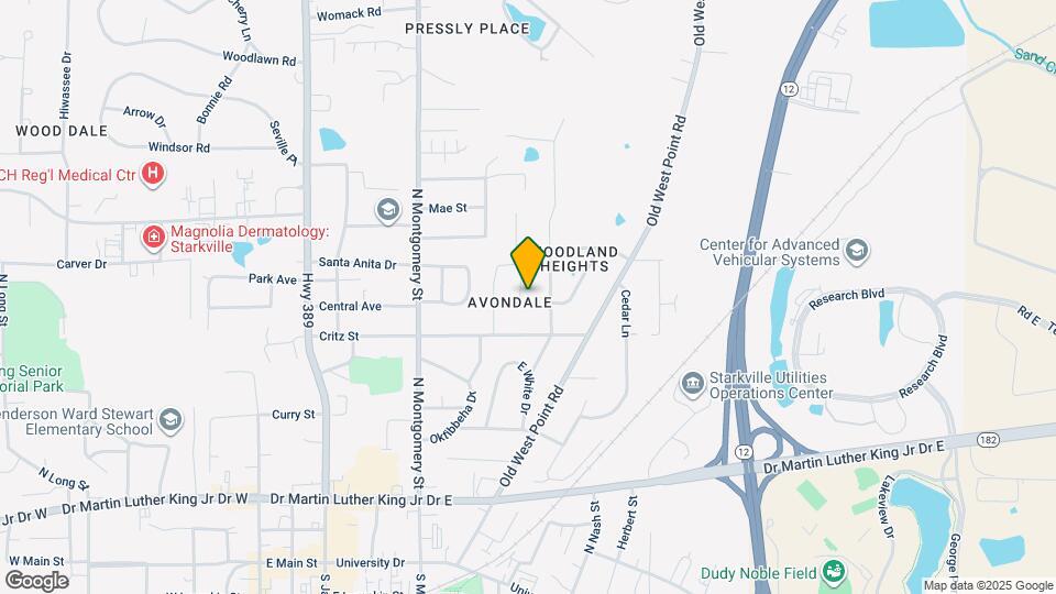 537 Overstreet Dr Map and Location Details