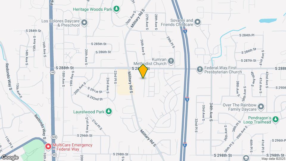 2525 S 288th St Map and Location Details