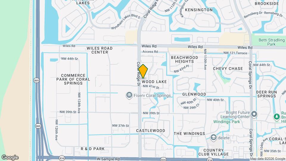 11576 NW 42nd St Map and Location Details