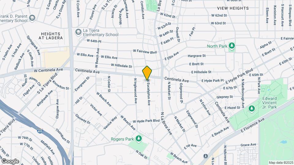 931 N Inglewood Ave Mapa y Detalles de la Ubicación