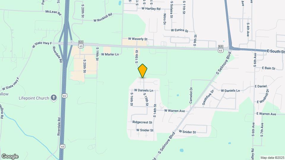 1501 W Rainey St Map and Location Details
