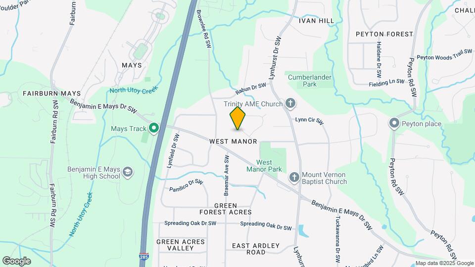 3266 W Manor Ln SW Map and Location Details
