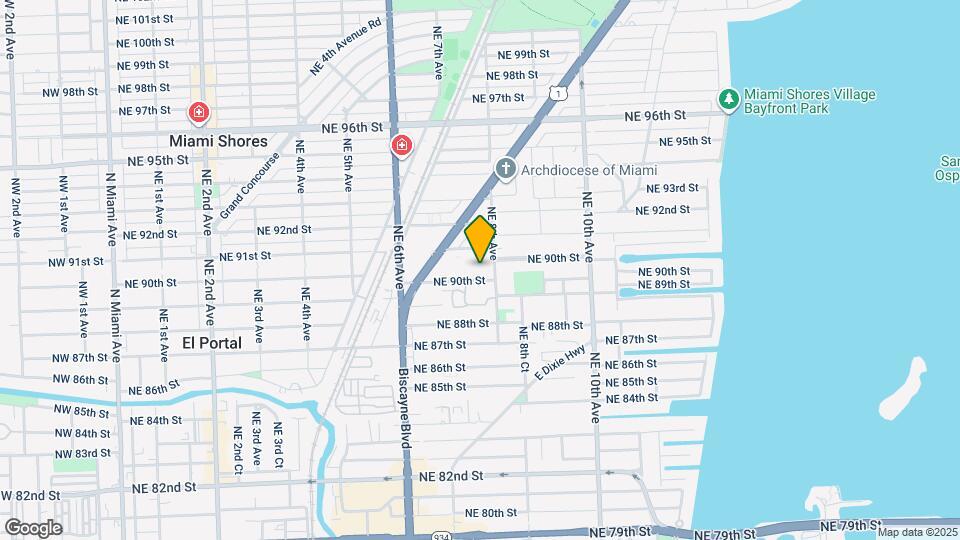 9020 NE 8th Ave, Unit 2G Map and Location Details