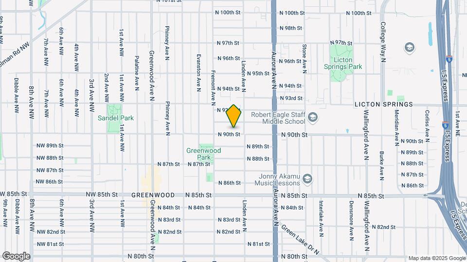 742 N 90th St Map and Location Details