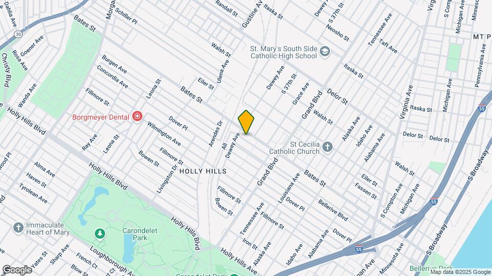 3714 Bates St Mapa y Detalles de la Ubicación
