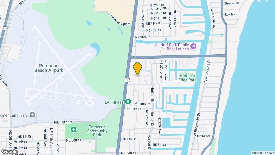 1231 NE 23rd Ave Map and Location Details