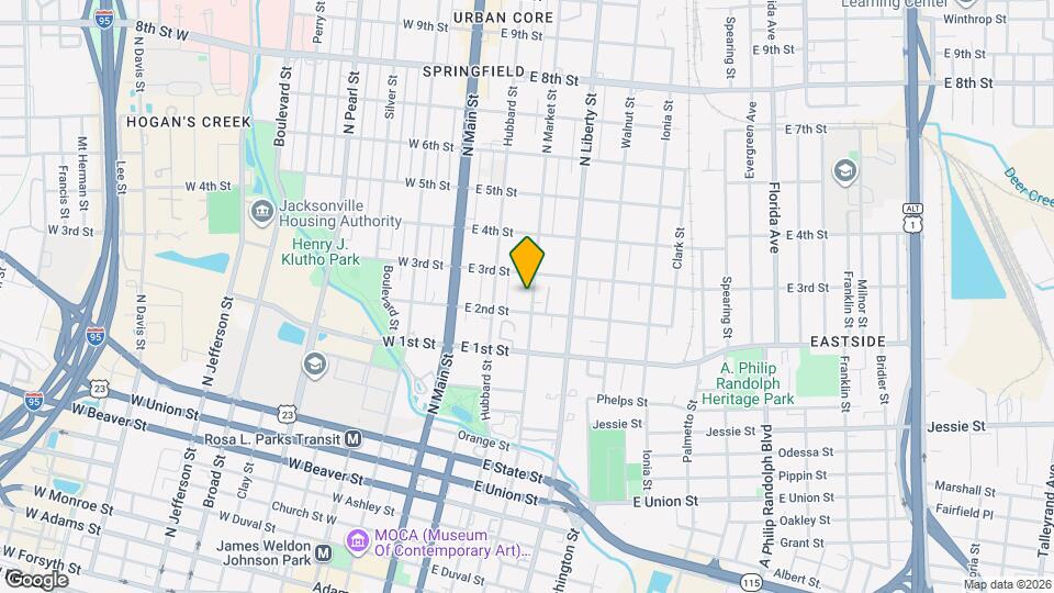1224 N Market St Map and Location Details