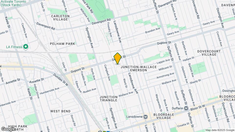 816 Lansdowne Ave Map and Location Details