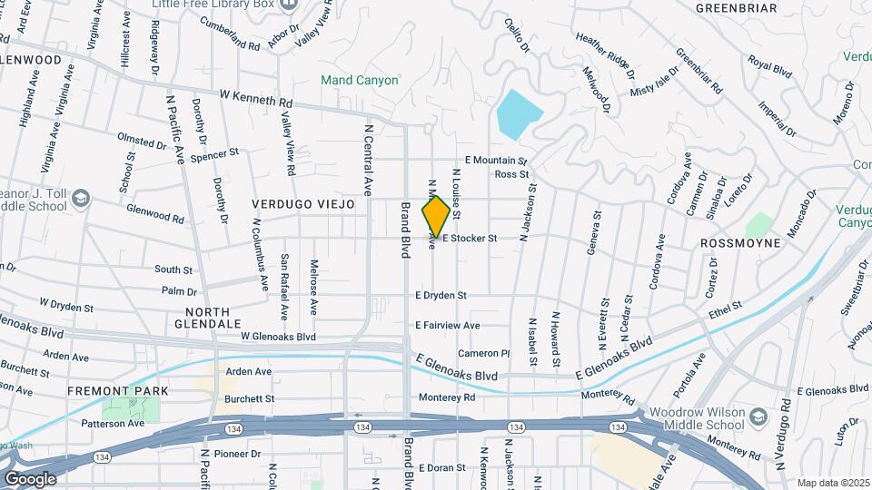 1150 N Maryland Ave Mapa y Detalles de la Ubicación