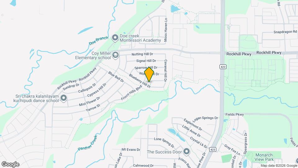 14105 Sugar Hill Dr Map and Location Details