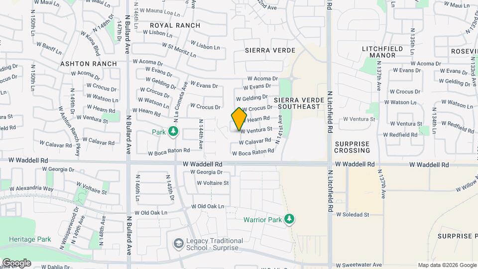 14257 W Ventura St Map and Location Details