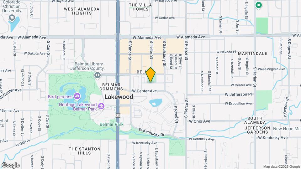 7240 W Custer Ave Map and Location Details