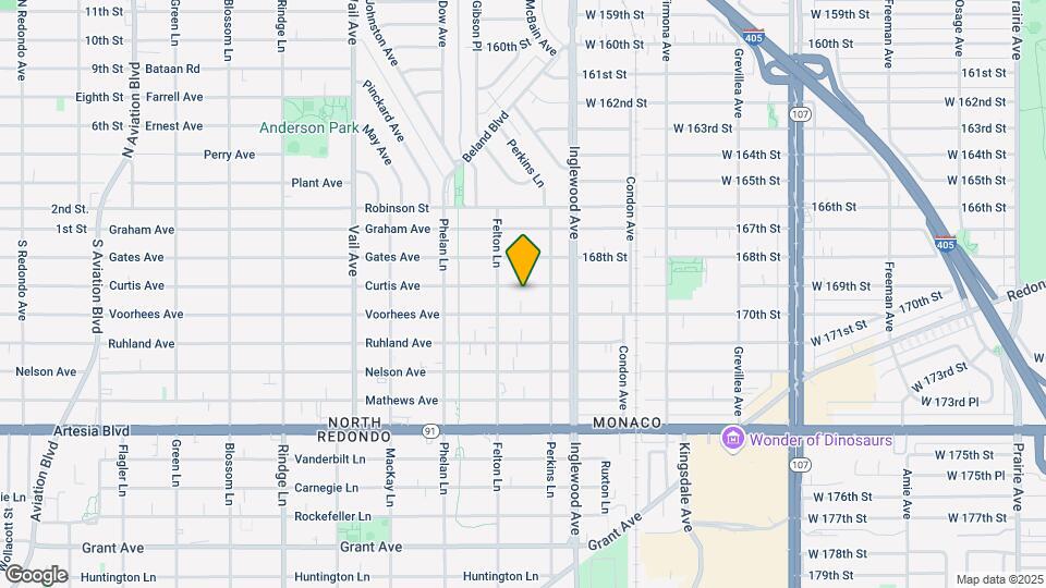 2610 Curtis Ave Mapa y Detalles de la Ubicación