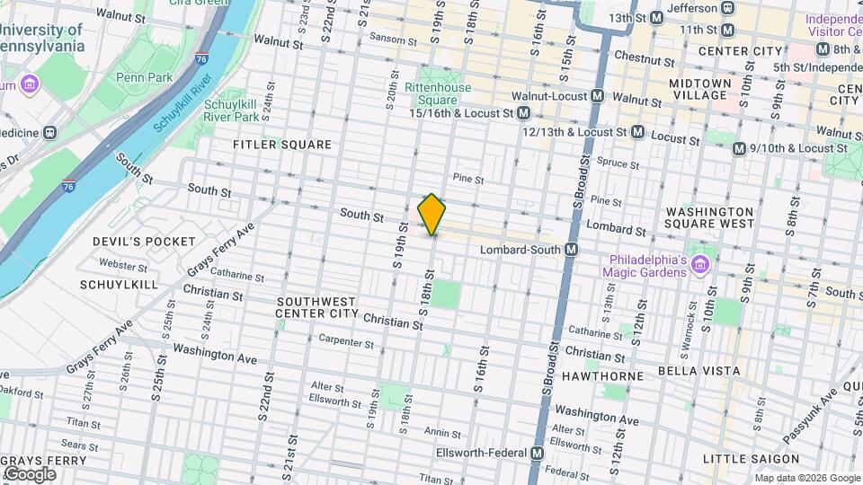 620 S 18th St Map and Location Details