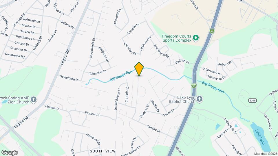 2401 Camp Lejeune Ct Map and Location Details