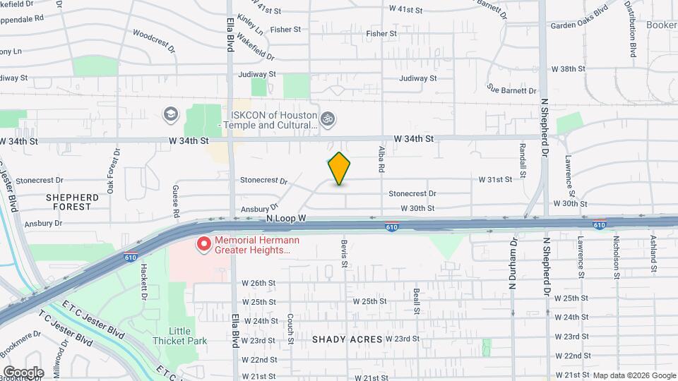 1206 Stonecrest Dr Map and Location Details