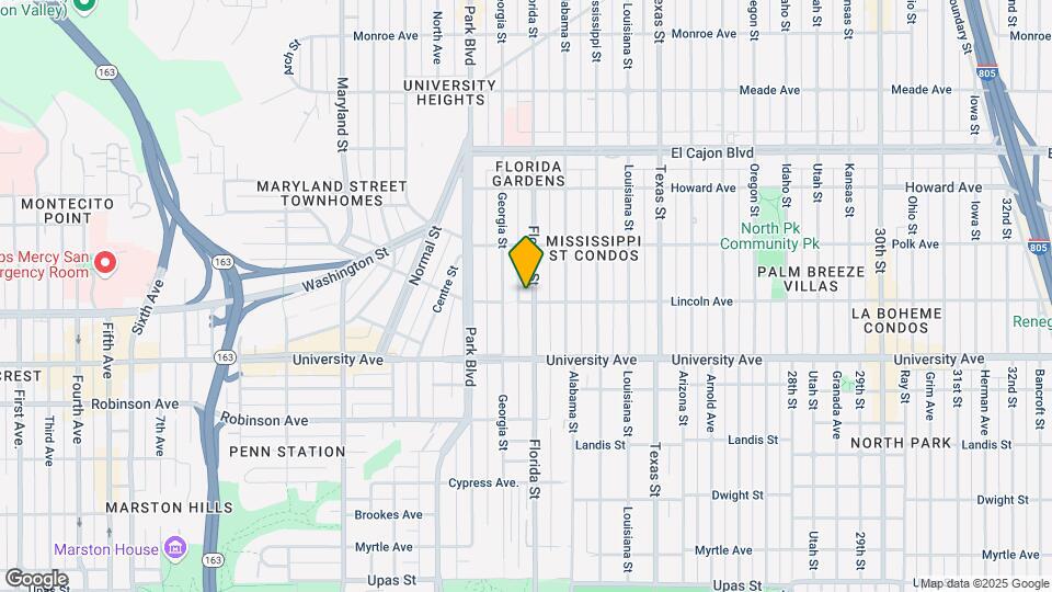 4002-4006 Florida St Map and Location Details