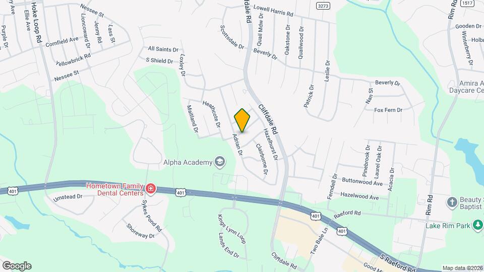 7874 Barfield Dr Map and Location Details